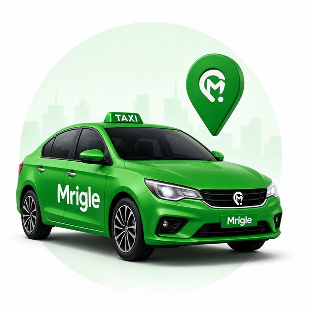 Voiture du service Taxi Mrigle